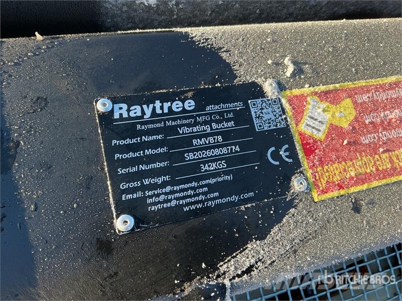 Raytree RMVB78 70 in Skid Steer Screening Bucket ( Rotátoros törőkanalak