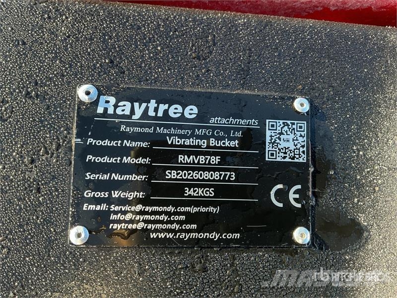 Raytree RMVB78F 70 in Skid Steer Screening Bucket Rotátoros törőkanalak