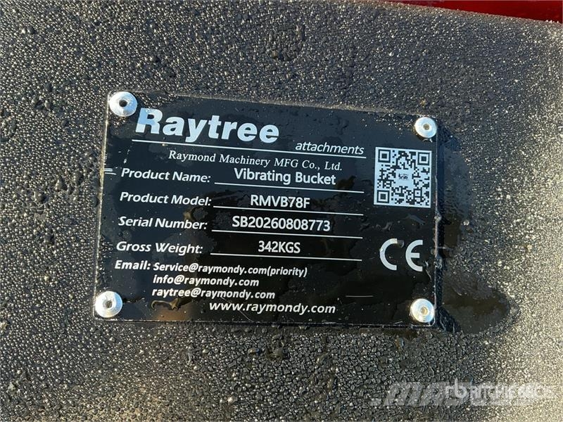 Raytree RMVB78F 70 in Skid Steer Screening Bucket Rotátoros törőkanalak