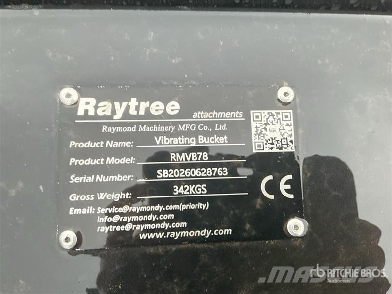  Raytree RMVB78F 70 in Skid Steer Screening Bucket  Rotátoros törőkanalak