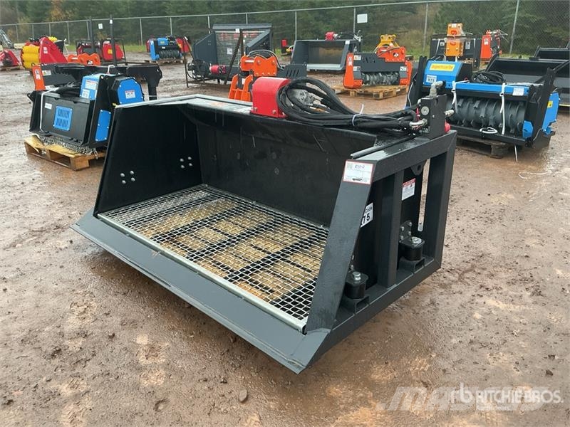  Raytree RMVB78F 70 in Skid Steer Screening Bucket  Rotátoros törőkanalak