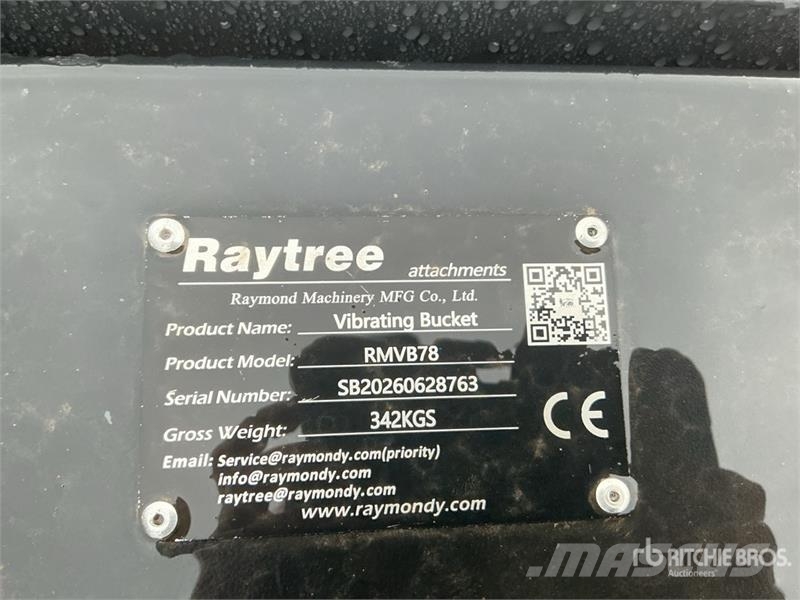  Raytree RMVB78F 70 in Skid Steer Screening Bucket  Rotátoros törőkanalak