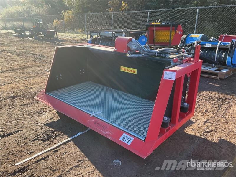 Raytree RMVB78F 70 in Skid Steer Screening Bucket Rotátoros törőkanalak