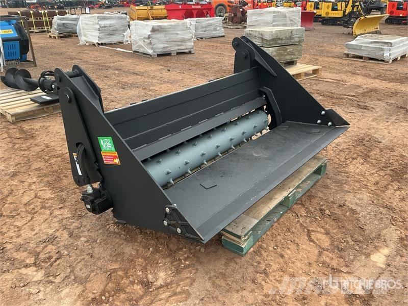 Raytree RPRB72 72 in Power Rake Skid Steer Bucket Buckets