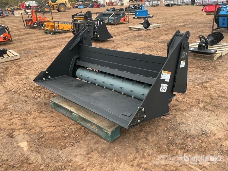 Raytree RPRB72 72 in Power Rake Skid Steer Bucket Buckets
