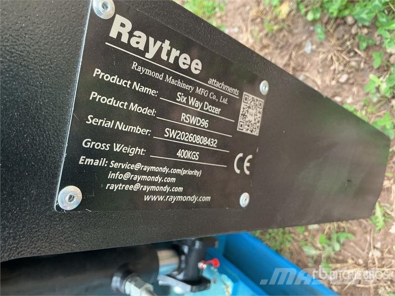 Raytree RSWD96 94 in PAT Skid Steer Dozer (Unused) Lâminas