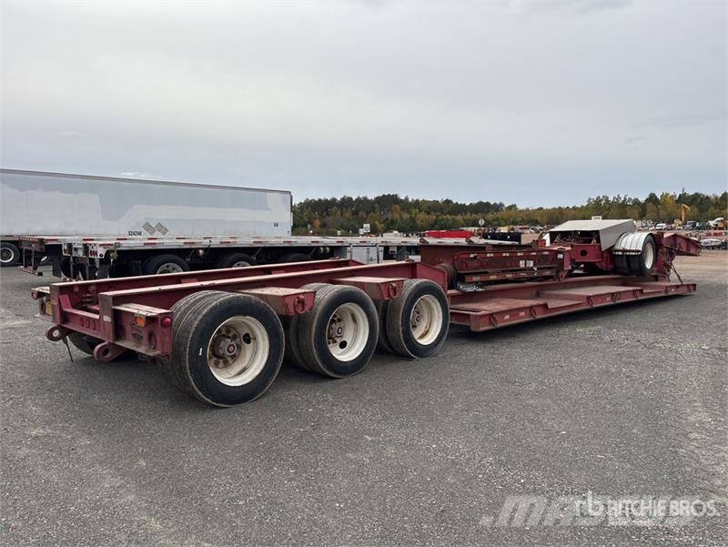 Rogers Tri/A Removable Gooseneck Lowboy Trailer Tieflader