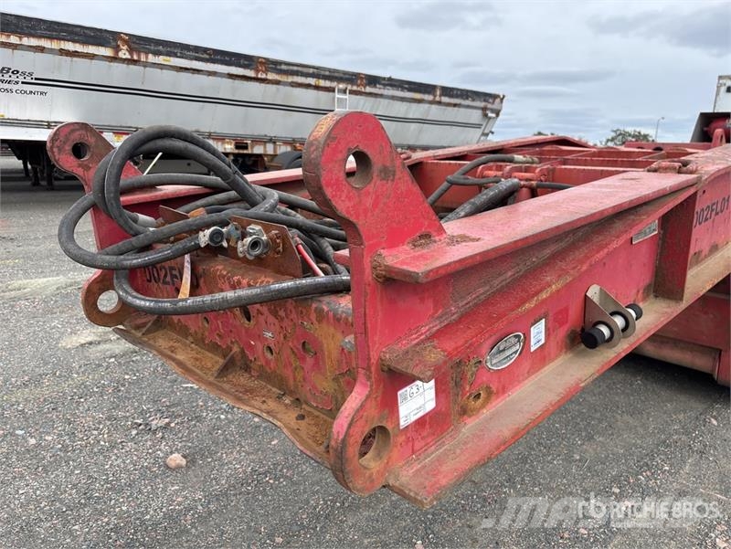 Rogers Tri/A Removable Gooseneck Lowboy Trailer Tieflader