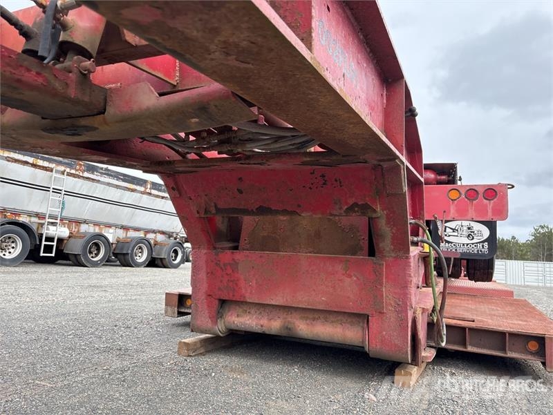 Rogers Tri/A Removable Gooseneck Lowboy Trailer Tieflader