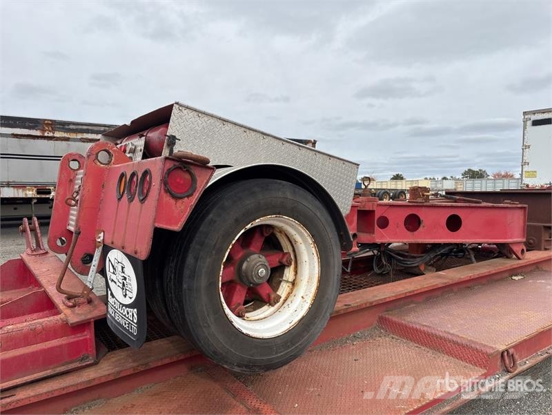 Rogers Tri/A Removable Gooseneck Lowboy Trailer Tieflader
