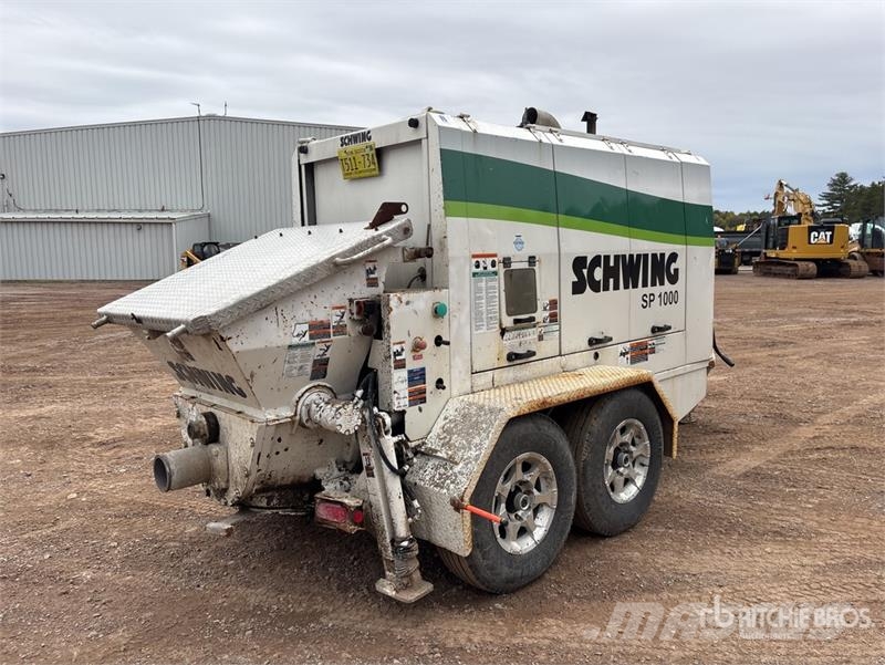 Schwing SP1000 Concrete Pump Betonipumppuautot