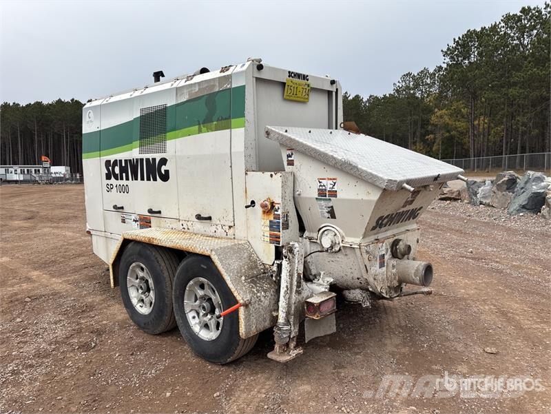 Schwing SP1000 Concrete Pump 混凝土泵浦