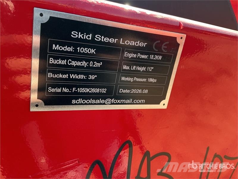  SDLOOL SL-1050K Mini Compact Track Loader (Unused) Minilæsser - skridstyret