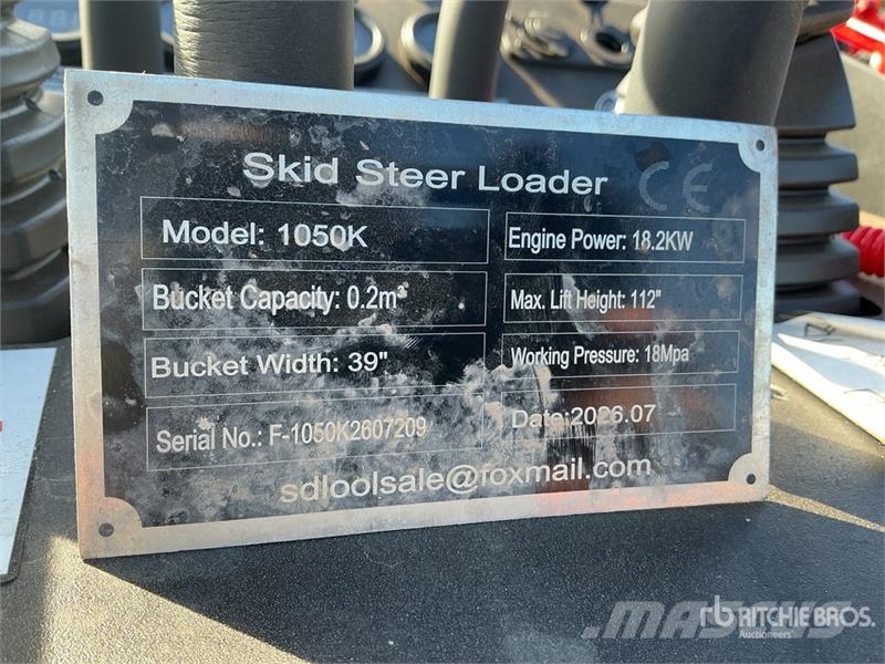  SDLOOL SL-1050K Mini Compact Track Loader (Unused) Minilæsser - skridstyret