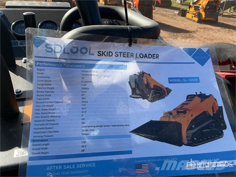  SDLOOL SL-1050K Mini Compact Track Loader (Unused) Minilæsser - skridstyret