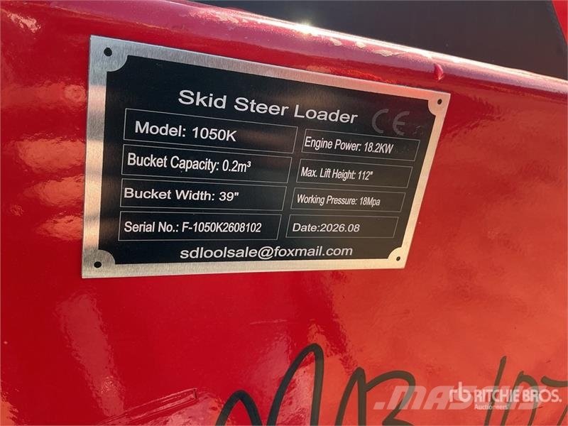  SDLOOL SL-1050K Mini Compact Track Loader (Unused) Minilæsser - skridstyret