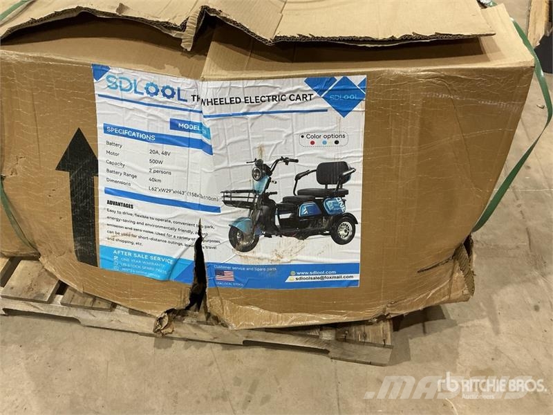 SDLOOL SL-D3 Electric Trike (Unused) Коли