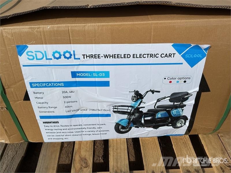 SDLOOL SL-D3 Electric Trike (Unused) Automobili