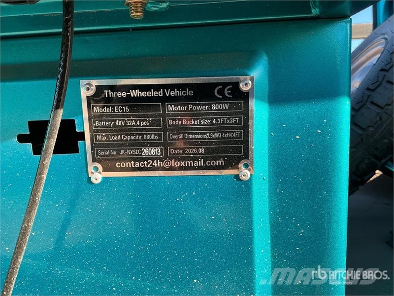 SDLOOL SL-EC15 Electric Trike (Unused) Auto