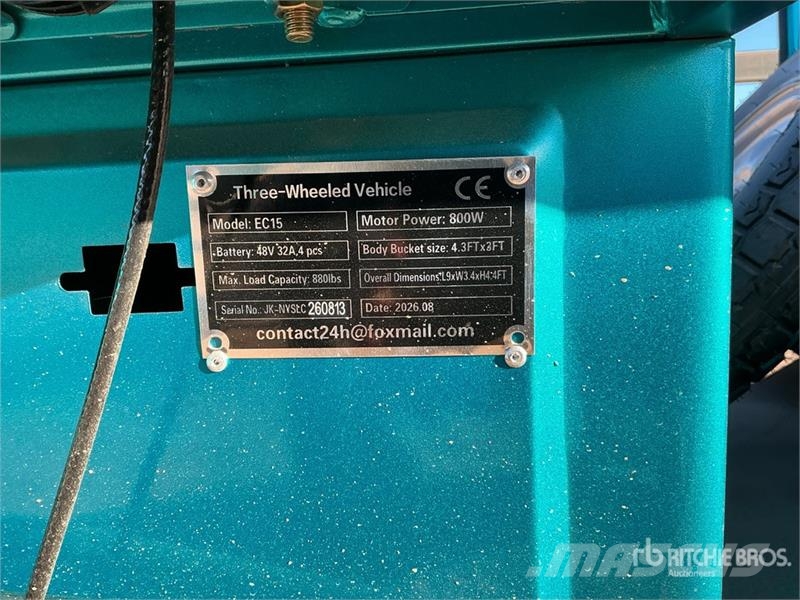 SDLOOL SL-EC15 Electric Trike (Unused) Auto