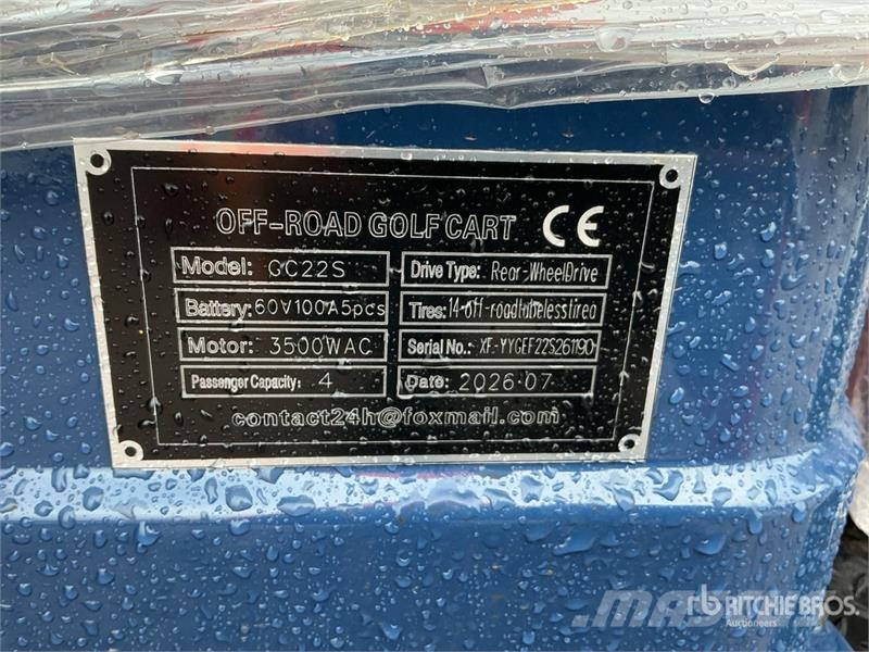 SDLOOL SL-GC22S Electric Off-Road Golf Cart (Unuse Vozila za golf