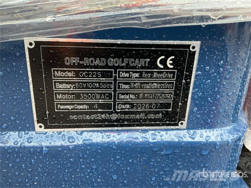 SDLOOL SL-GC22S Electric Off-Road Golf Cart (Unuse Vozila za golf