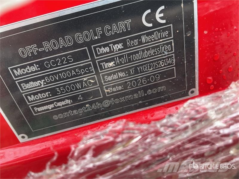 SDLOOL SL-GC22S Electric Off-Road Golf Cart (Unuse Гольф-мобілі