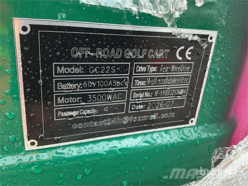 SDLOOL SL-GC22S Electric Off-Road Golf Cart (Unuse Vozila za golf