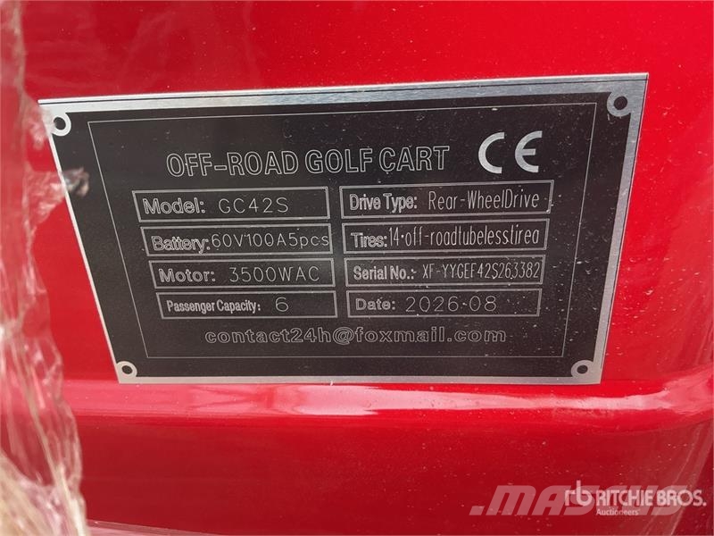 SDLOOL SL-GC42S Electric Off-Road Golf Cart (Unuse Golf vogne