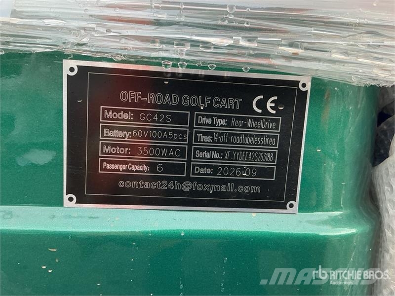 SDLOOL SL-GC42S Electric Off-Road Golf Cart (Unuse Гольф-мобілі
