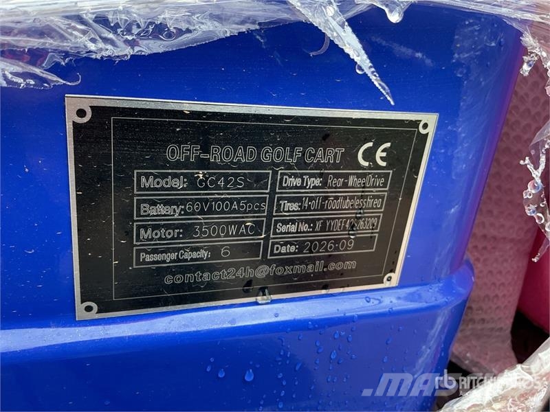 SDLOOL SL-GC42S Electric Off-Road Golf Cart (Unuse Гольф-мобілі