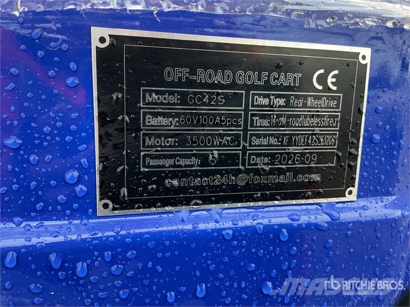 SDLOOL SL-GC42S Electric Off-Road Golf Cart (Unuse Гольф-мобілі