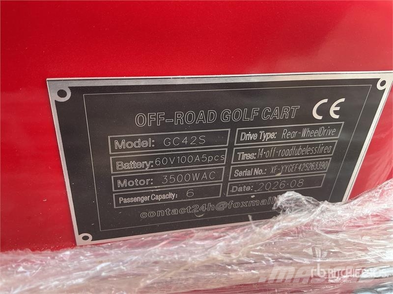 SDLOOL SL-GC42S Electric Off-Road Golf Cart (Unuse Golfkarren / golf carts