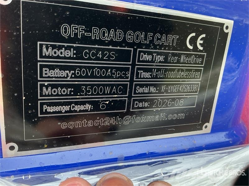  SDLOOL SL-GC42S Electric Off-Road Golf Cart (Unuse Vozila za golf