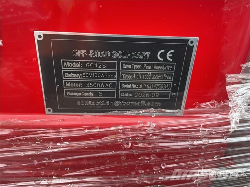  SDLOOL SL-GC42S Electric Off-Road Golf Cart (Unuse Гольф-мобілі