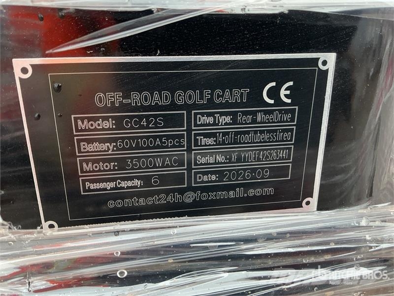 SDLOOL SL-GC42S Electric Off-Road Golf Cart (Unuse Гольф-мобілі