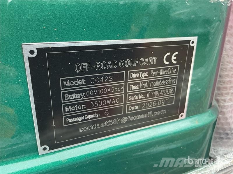  SDLOOL SL-GC42S Electric Off-Road Golf Cart (Unuse Гольф-мобілі