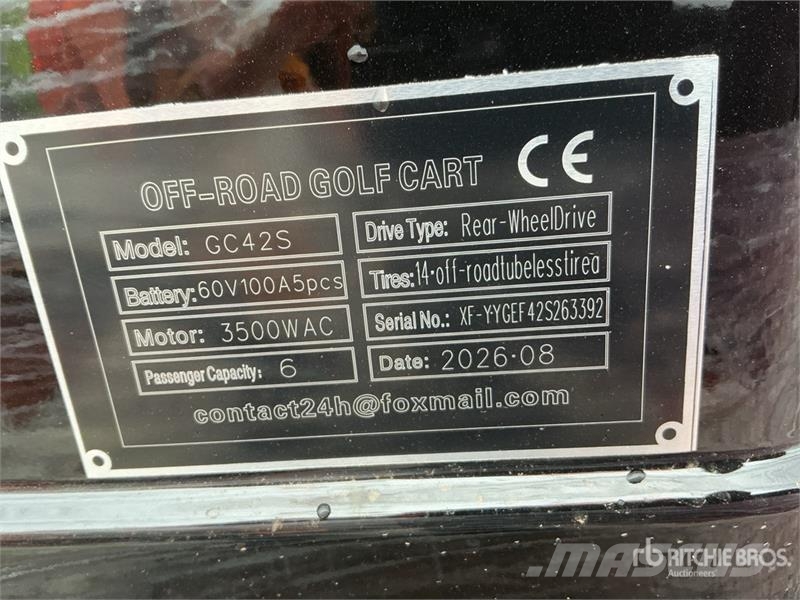 SDLOOL SL-GC42S Electric Off-Road Golf Cart (Unuse Vozila za golf