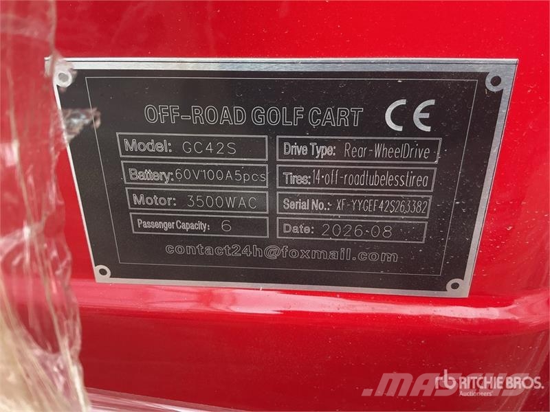 SDLOOL SL-GC42S Electric Off-Road Golf Cart (Unuse Golf vogne