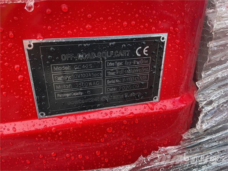  SDLOOL SL-GC42S Electric Off-Road Golf Cart (Unuse Гольф-мобілі