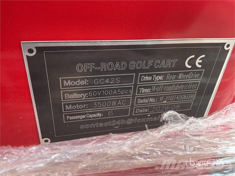 SDLOOL SL-GC42S Electric Off-Road Golf Cart (Unuse Golfkarren / golf carts