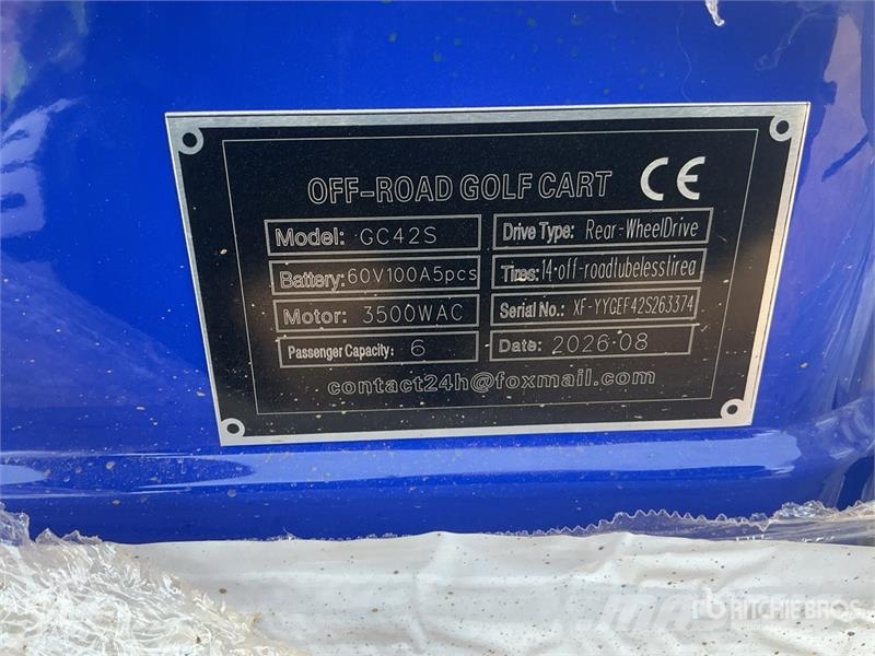 SDLOOL SL-GC42S Electric Off-Road Golf Cart (Unuse Carritos de golf