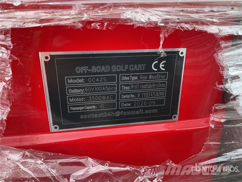 SDLOOL SL-GC42S Electric Off-Road Golf Cart (Unuse Гольф-мобілі