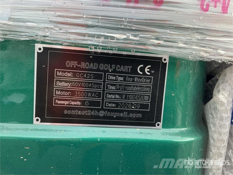 SDLOOL SL-GC42S Electric Off-Road Golf Cart (Unuse Гольф-мобілі