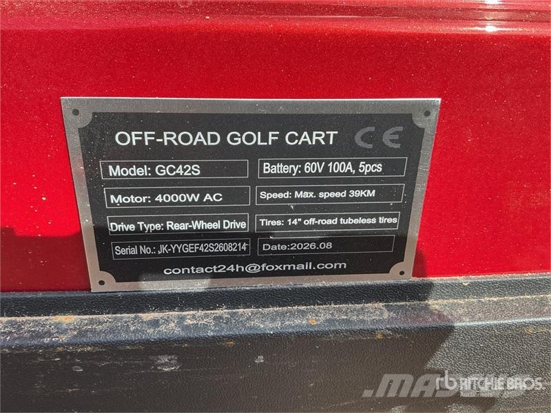 SDLOOL SL-GC42S Electric Off-Road Golf Cart (Unuse Golf vogne