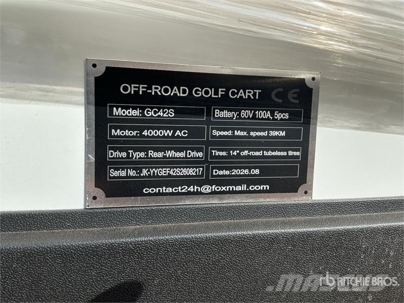 SDLOOL SL-GC42S Electric Off-Road Golf Cart (Unuse Golf vogne
