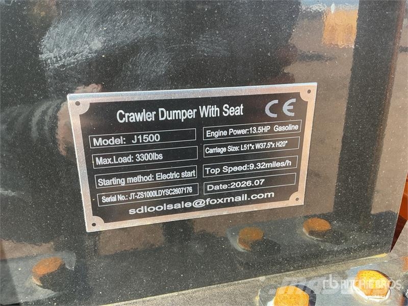 SDLOOL SL-J1500 1.5 ton 4x2 Mini Crawler Dumper (U Мини-самосвалы