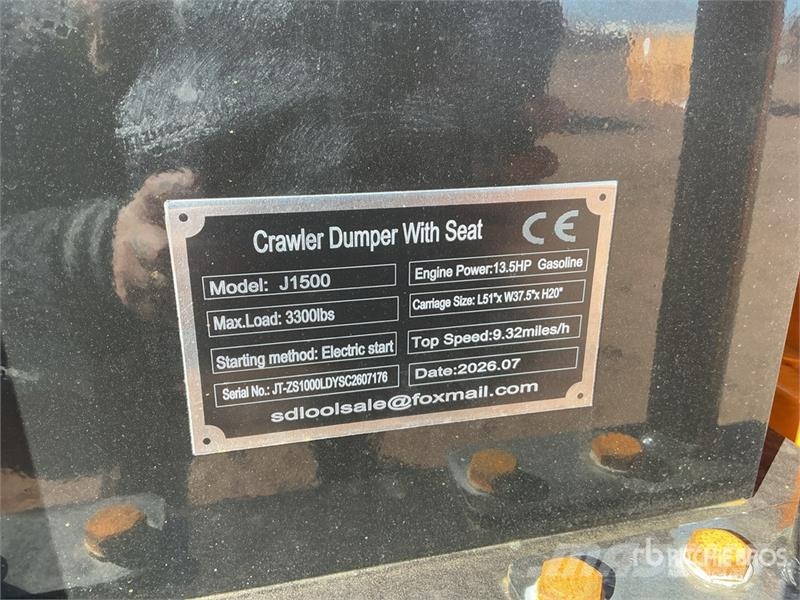SDLOOL SL-J1500 1.5 ton 4x2 Mini Crawler Dumper (U Мини-самосвалы