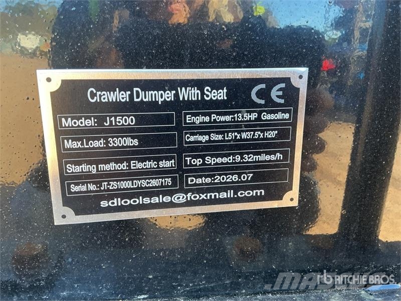  SDLOOL SL-J1500 1.5 ton 4x2 Mini Crawler Dumper (U Мини-самосвалы