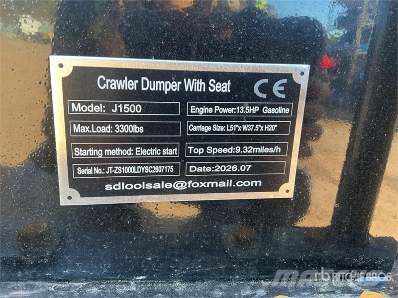  SDLOOL SL-J1500 1.5 ton 4x2 Mini Crawler Dumper (U Мини-самосвалы